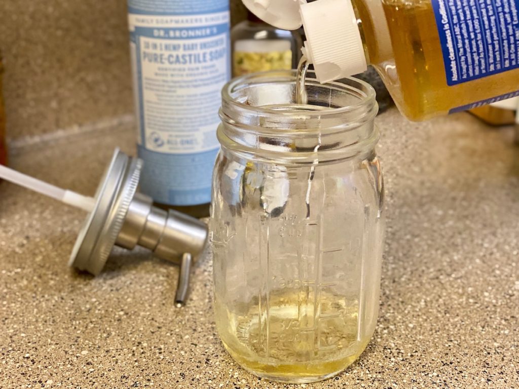 DIY Natural Hand Soap- quick and easy • The Crunchy Ginger