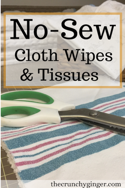No-Sew Cloth Wipes and Tissues DIY