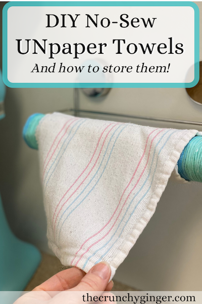 No-Sew Reusable Paper Towels, 2-Minute Tutorial