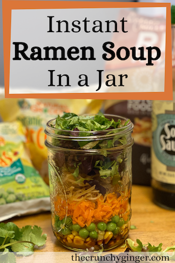 Instant Ramen Soup in a Jar