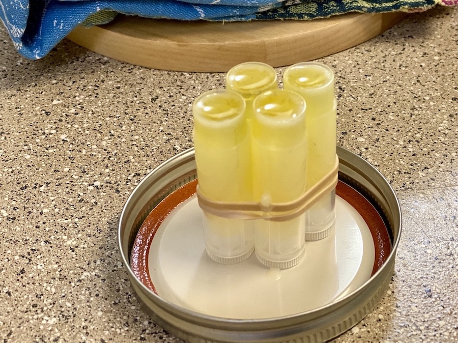 melted bug bite balm in tubes